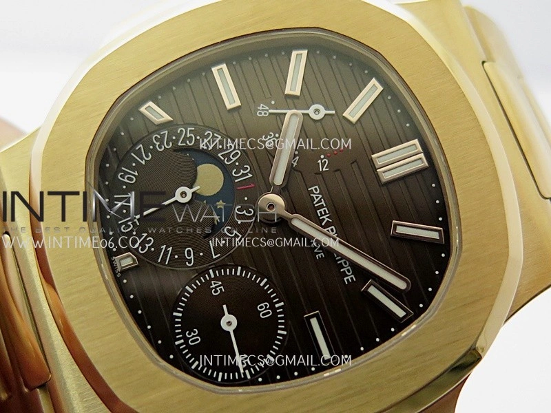 Nautilus 5712 1R RG V4+ PPF 1:1 Latest and Best Edition Brown Dial on RG Bracelet PPF240