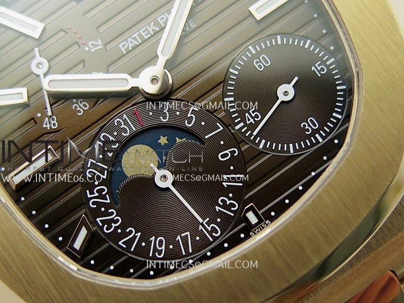 Nautilus 5712 1R RG V4+ PPF 1:1 Latest and Best Edition Brown Dial on RG Bracelet PPF240
