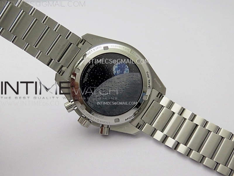 Speedmaster Professional "Silver Snoopy Award" 50th Anniversary N1F 1:1 Best Edition A3861 on Style01 Bracelet