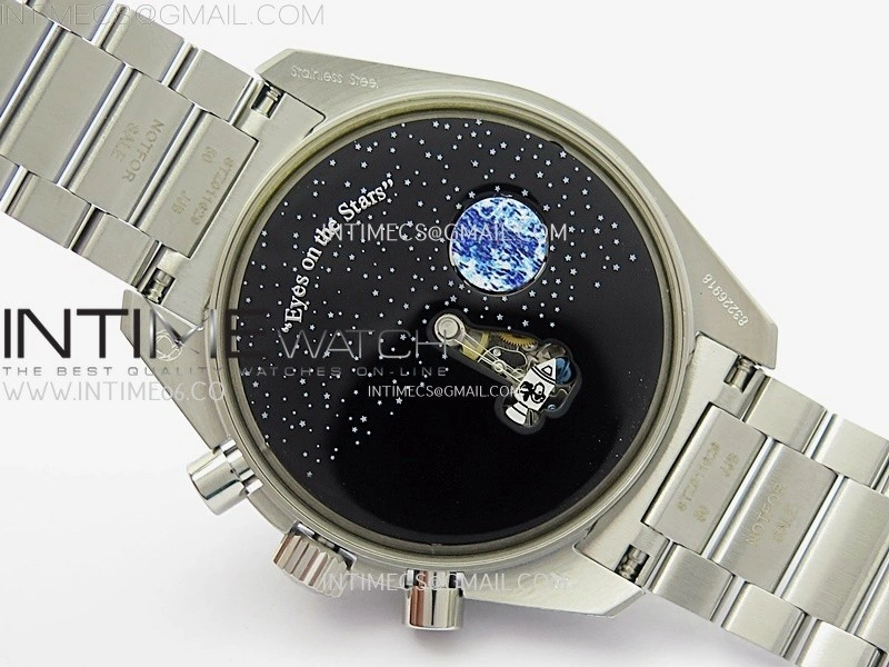 Speedmaster Professional "Silver Snoopy Award" 50th Anniversary N1F 1:1 Best Edition A3861 on Style01 Bracelet