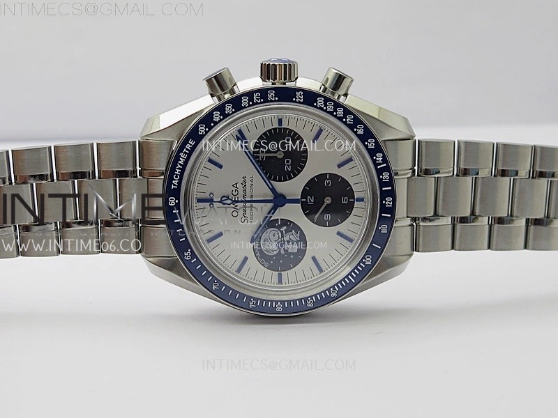 Speedmaster Professional "Silver Snoopy Award" 50th Anniversary N1F 1:1 Best Edition A3861 on Style02 Bracelet