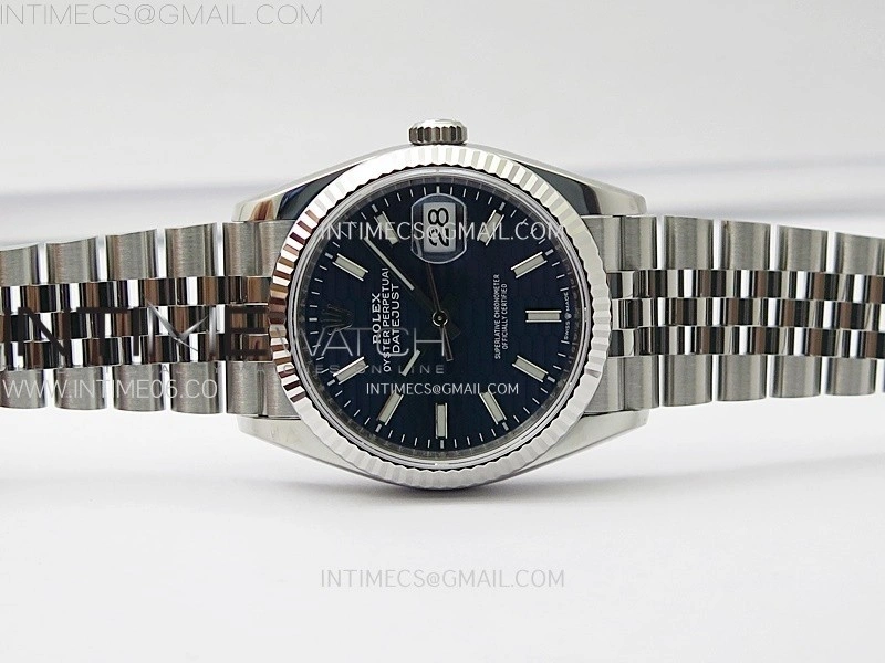 DateJust 36mm 126234 904L SS VSF 1:1 Best Edition Blue Fluted Dial on Jubilee Bracelet VS3235