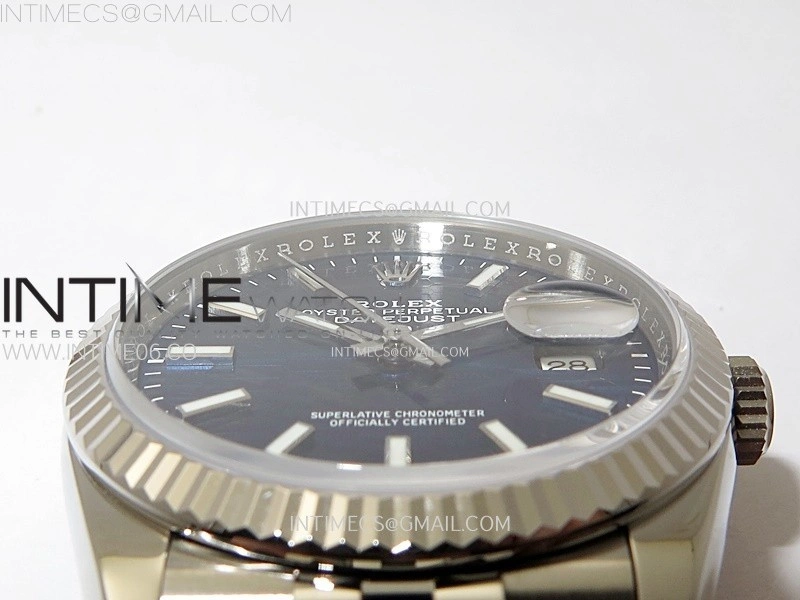 DateJust 36mm 126234 904L SS VSF 1:1 Best Edition Blue Fluted Dial on Jubilee Bracelet VS3235