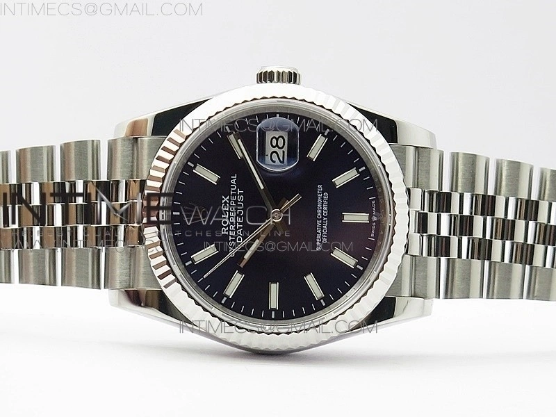 DateJust 36mm 126234 BP 1:1 Best Edition 904L Steel New Version Blue Dial on Jubilee Bracelet