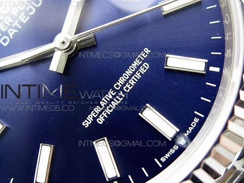 DateJust 36mm 126234 BP 1:1 Best Edition 904L Steel New Version Blue Dial on Jubilee Bracelet