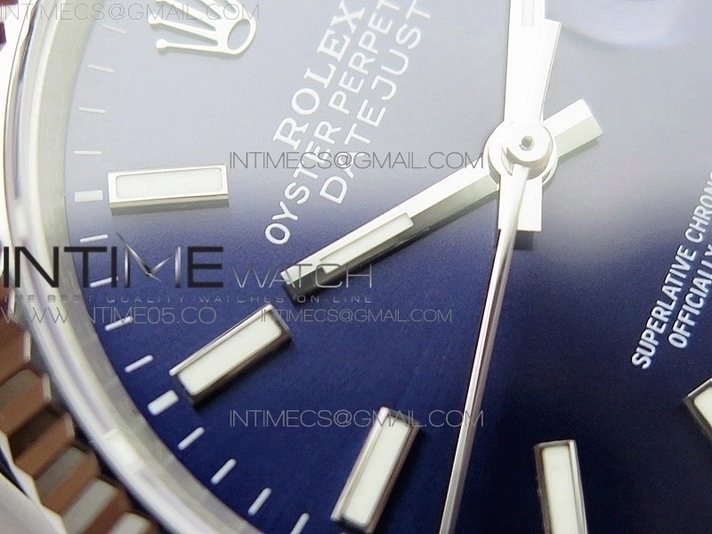 DateJust 36mm 126234 BP 1:1 Best Edition 904L Steel New Version Blue Dial on Jubilee Bracelet
