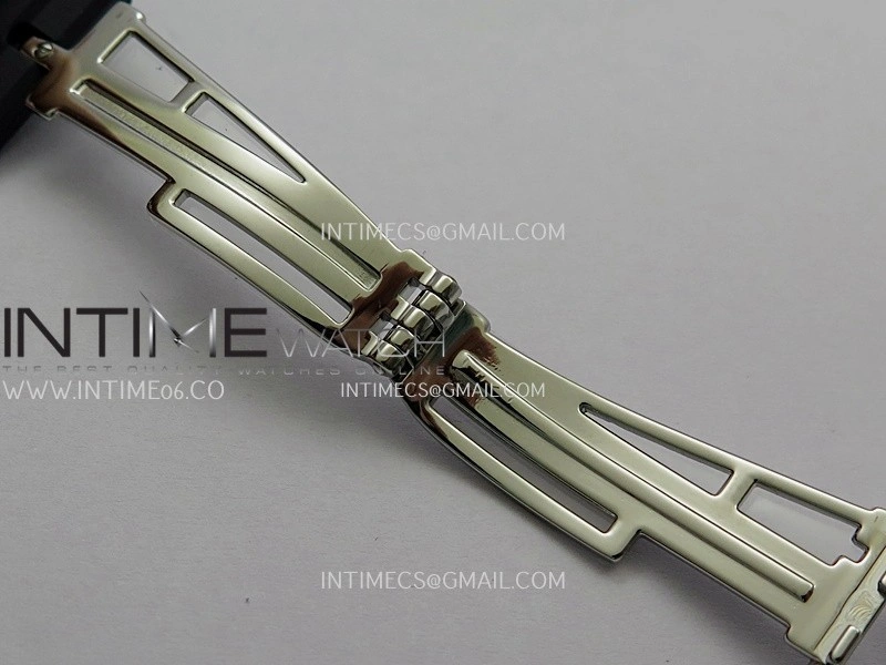 Royal Oak 41mm 15510 SS DDF 1:1 Best Edition Blue Dial On Blue Rubber Strap Super Clone DD4302