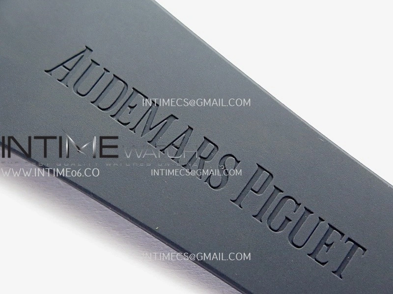 Royal Oak 41mm 15510 SS DDF 1:1 Best Edition Blue Dial On Blue Rubber Strap Super Clone DD4302