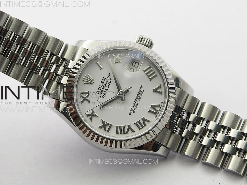 DateJust 31mm 178271 SS APSF Best Edition White Dial Roman Markers on Jubilee Bracelet A2824
