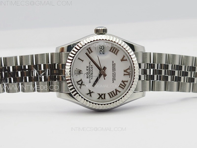 DateJust 31mm 178271 SS APSF Best Edition White Dial Roman Markers on Jubilee Bracelet A2824