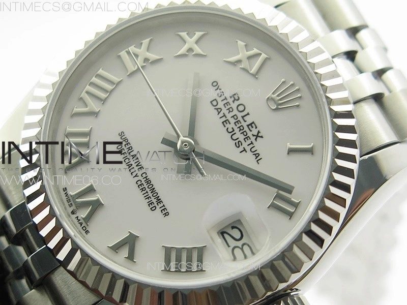 DateJust 31mm 178271 SS APSF Best Edition White Dial Roman Markers on Jubilee Bracelet A2824