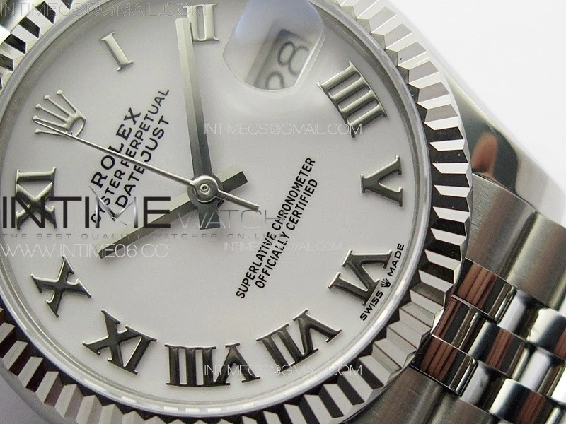 DateJust 31mm 178271 SS APSF Best Edition White Dial Roman Markers on Jubilee Bracelet A2824