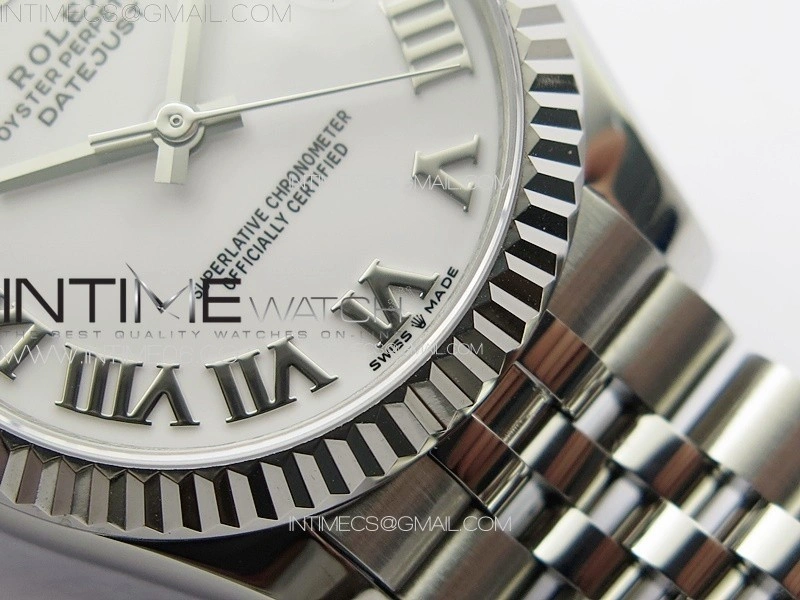 DateJust 31mm 178271 SS APSF Best Edition White Dial Roman Markers on Jubilee Bracelet A2824