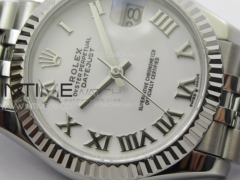 DateJust 31mm 178271 SS APSF Best Edition White Dial Roman Markers on Jubilee Bracelet A2824