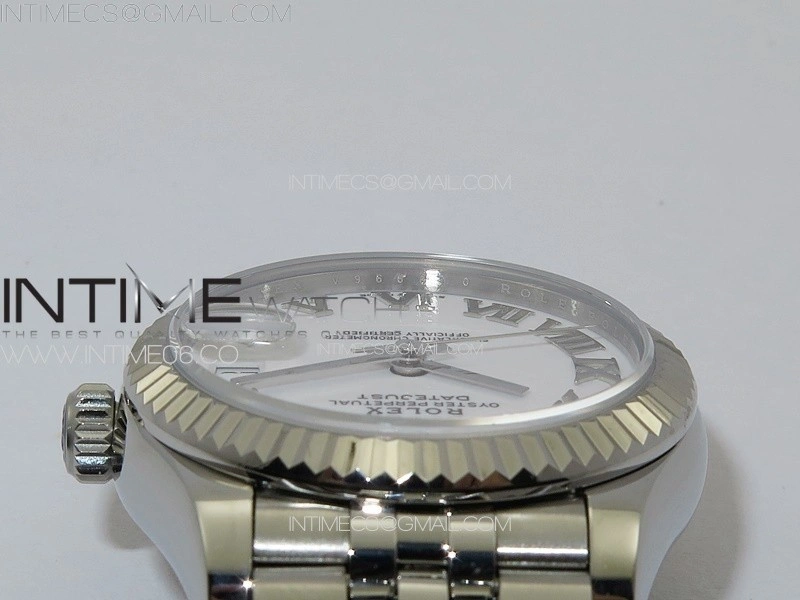 DateJust 31mm 178271 SS APSF Best Edition White Dial Roman Markers on Jubilee Bracelet A2824