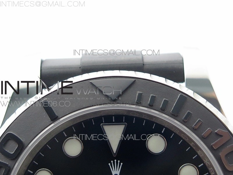 Yacht-Master 42mm 226659 3EF 1:1 Best Edition 3D Black Ceramic Bezel on Black Rubber Strap VS3235