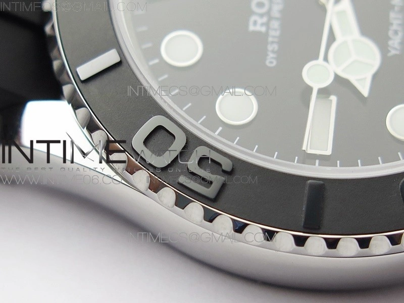 Yacht-Master 42mm 226659 3EF 1:1 Best Edition 3D Black Ceramic Bezel on Black Rubber Strap VS3235