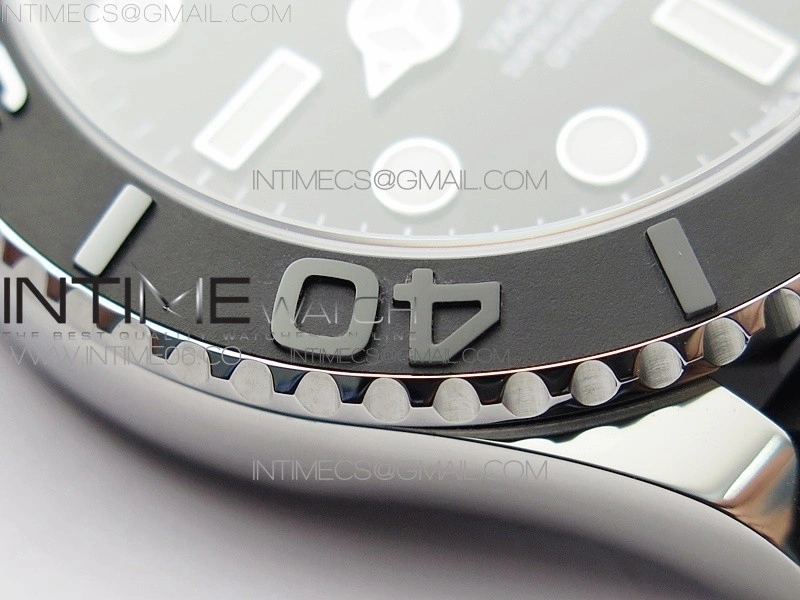 Yacht-Master 42mm 226659 3EF 1:1 Best Edition 3D Black Ceramic Bezel on Black Rubber Strap VS3235