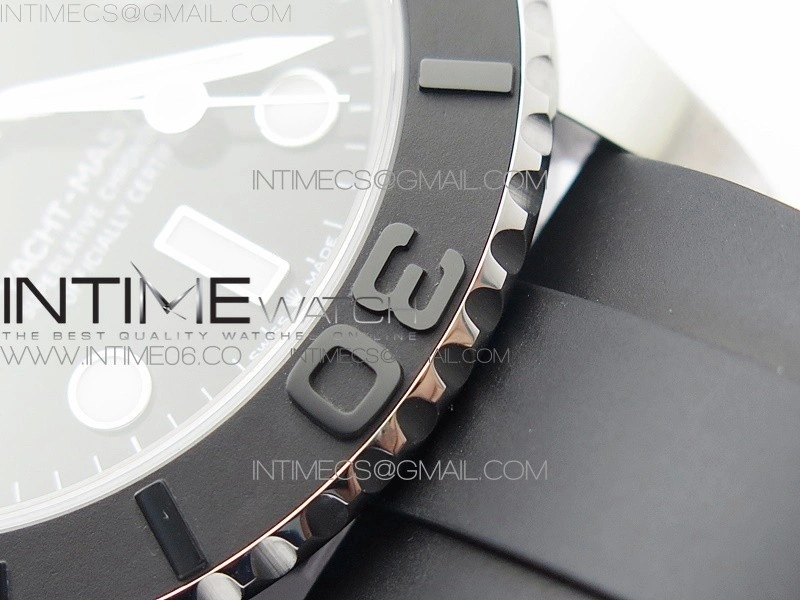 Yacht-Master 42mm 226659 3EF 1:1 Best Edition 3D Black Ceramic Bezel on Black Rubber Strap VS3235