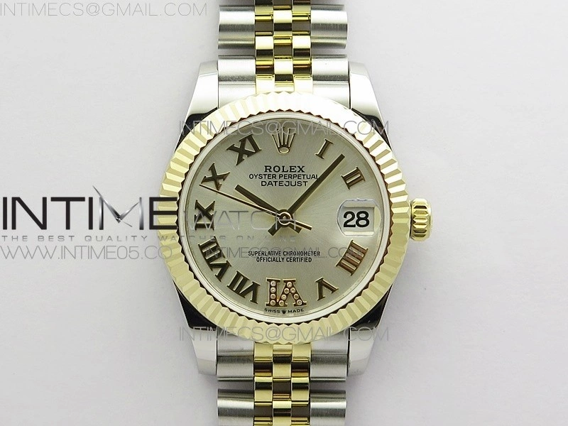 Datejust 31mm 278273 SS YG BP Best Edition Silver Roman Markers Dial on SS YG Jubilee Bracelet