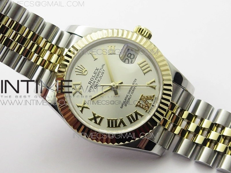 Datejust 31mm 278273 SS YG BP Best Edition Silver Roman Markers Dial on SS YG Jubilee Bracelet