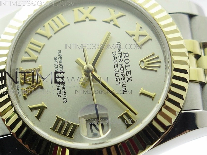 Datejust 31mm 278273 SS YG BP Best Edition Silver Roman Markers Dial on SS YG Jubilee Bracelet