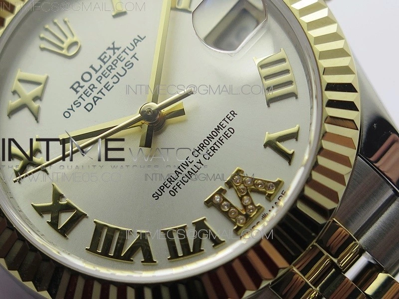 Datejust 31mm 278273 SS YG BP Best Edition Silver Roman Markers Dial on SS YG Jubilee Bracelet