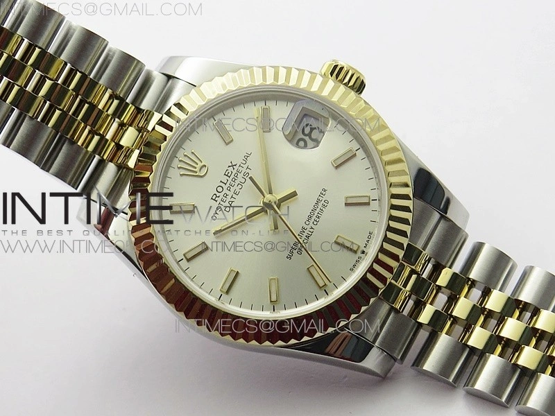 Datejust 31mm 278273 SS YG BP Best Edition Silver Stick Markers Dial on SS YG Jubilee Bracelet