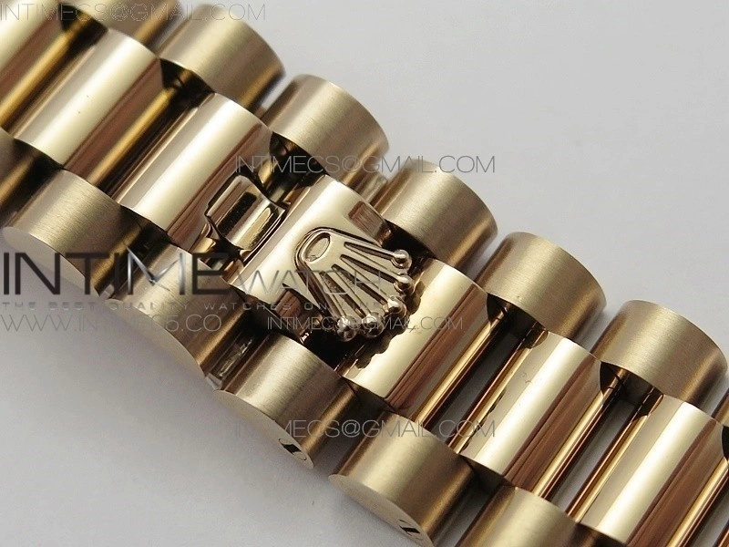 Datejust 31mm 278275 RG BP Best Edition RG Roman Markers Dial @6 Dia on RG President Bracelet