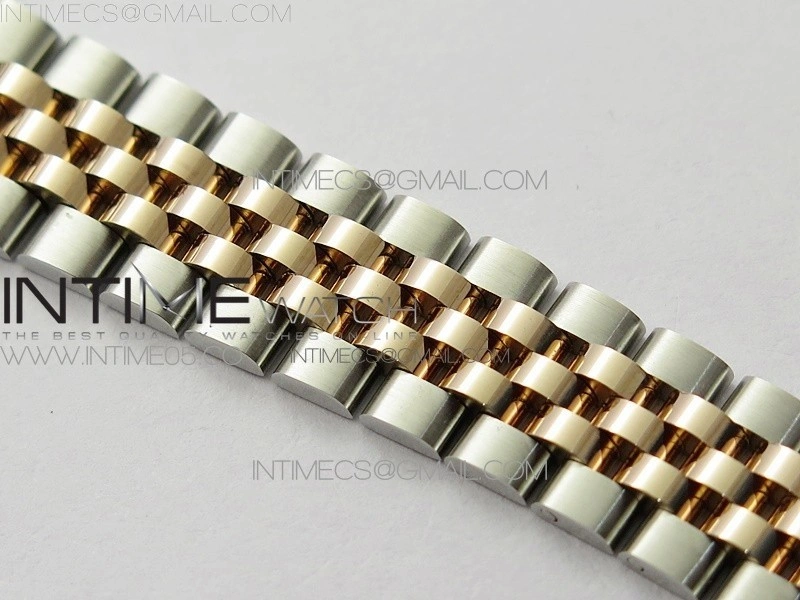 Datejust 28mm 279173 SS RG BP Best Edition Blue Texture Dial on SS RG Jubilee Bracelet ETA2671