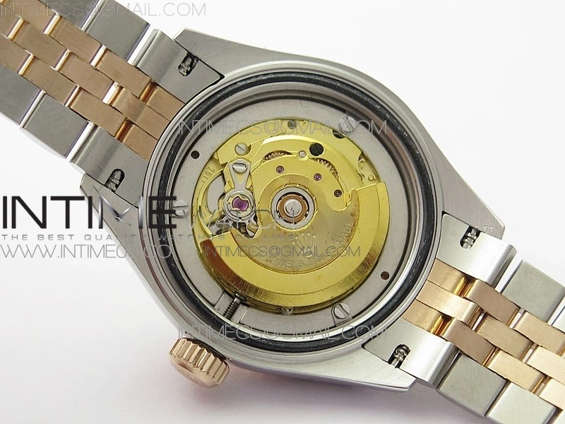 Datejust 28mm 279173 SS RG BP Best Edition Blue Texture Dial on SS RG Jubilee Bracelet ETA2671