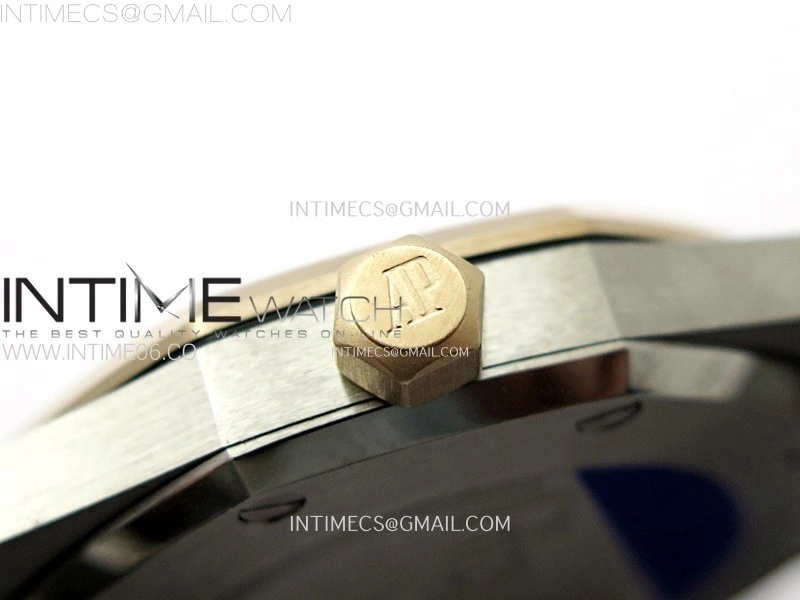 Lady Royal Oak 33mm 67651 SS RG ZF 1:1 Best Edition Silver Textured Dial on SS Bracelet RONDA Quartz