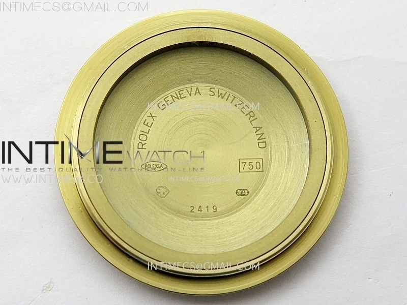 Day Date 228238 40mm 904L YG QF Gain Weight Green Dial Roman Markers on YG President Bracelet A2836