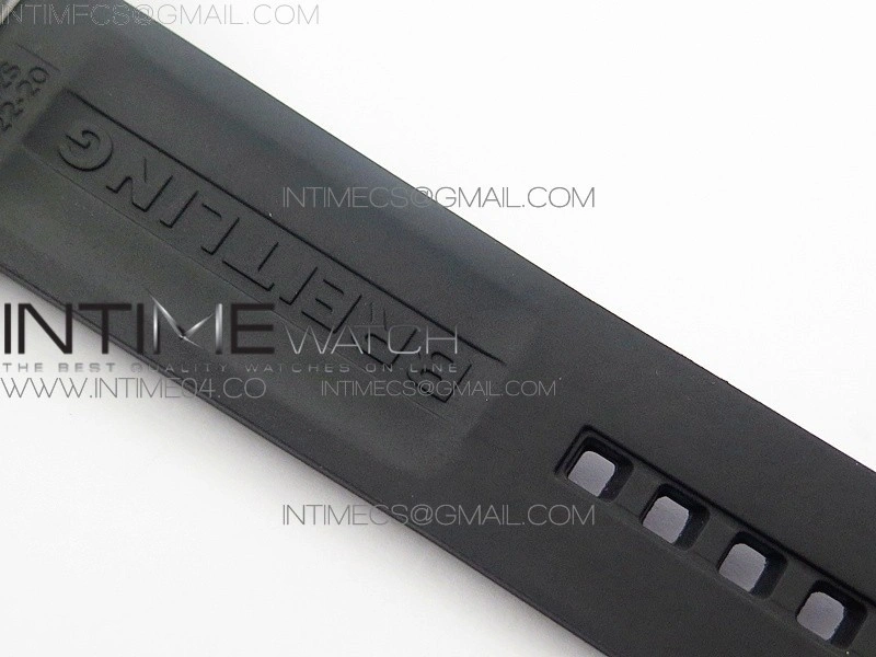 Avenger BlackBird 44mm DLC GF 1:1 Best Edition Titanium Case Black Dial On Black Rubber Strap A2824 V4