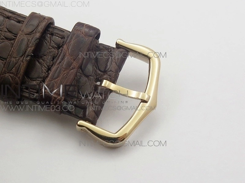 Ronde Solo de Cartier 36mm K11 RG Dia 1:1 Best Edition White Dial on Brown croco leather strap Ronda Quartz