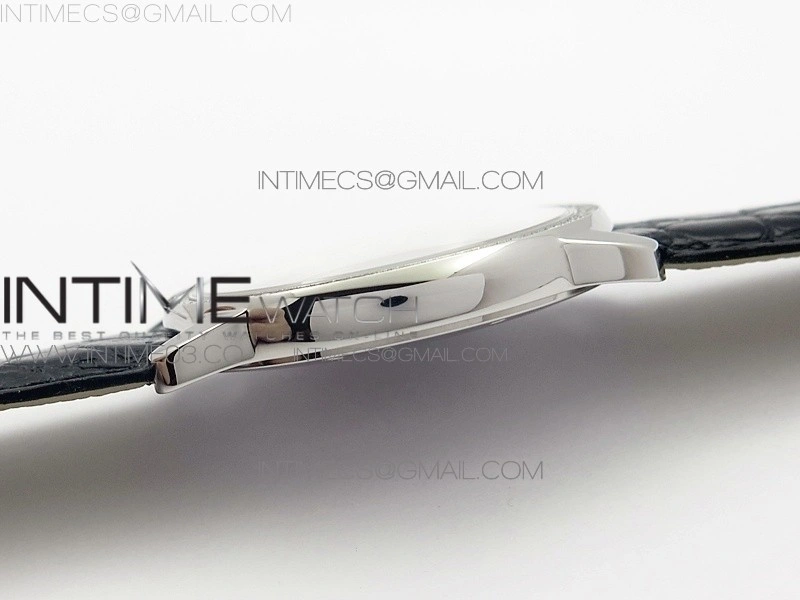 Ronde Solo de Cartier 36mm K11 SS Dia 1:1 Best Edition White Dial on Black croco leather strap Ronda Quartz