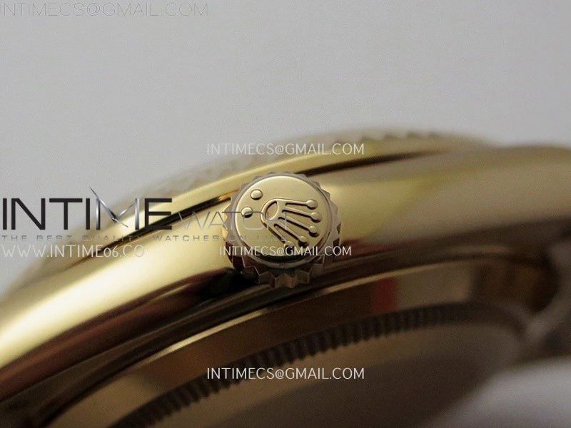 Day Date 228235 40mm RG KF 1:1 Best Edition Brown Dial Roman Markers On RG President Bracelet SA3255