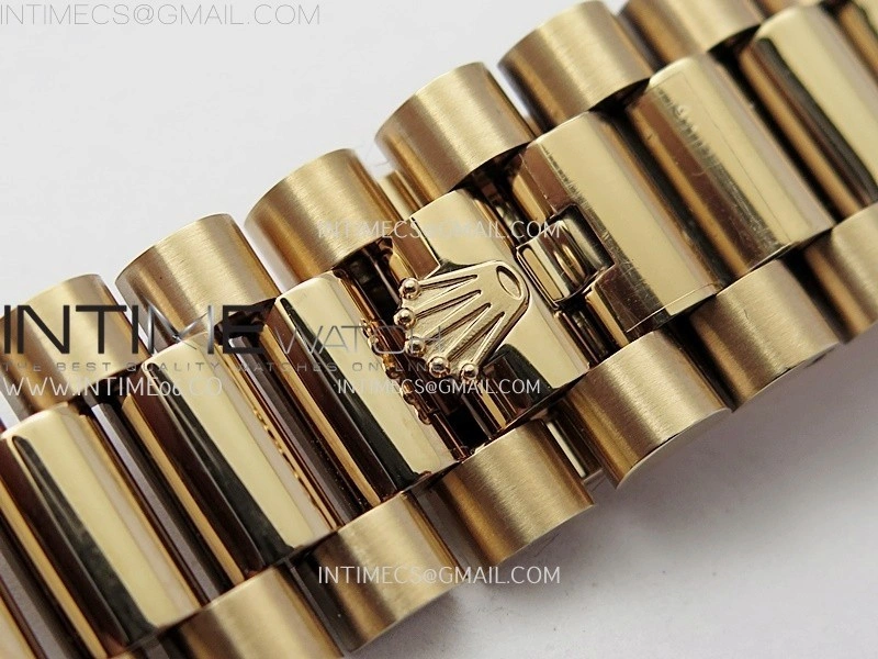 Day Date 228235 40mm RG KF 1:1 Best Edition Brown Dial Roman Markers On RG President Bracelet SA3255