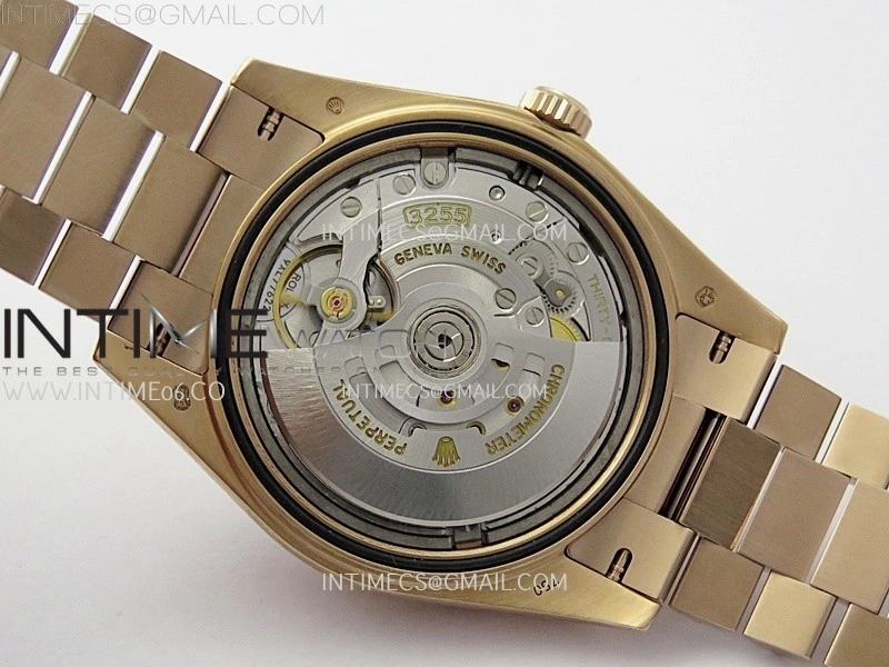 Day Date 228235 40mm RG KF 1:1 Best Edition Green Dial Roman Markers On RG President Bracelet SA3255