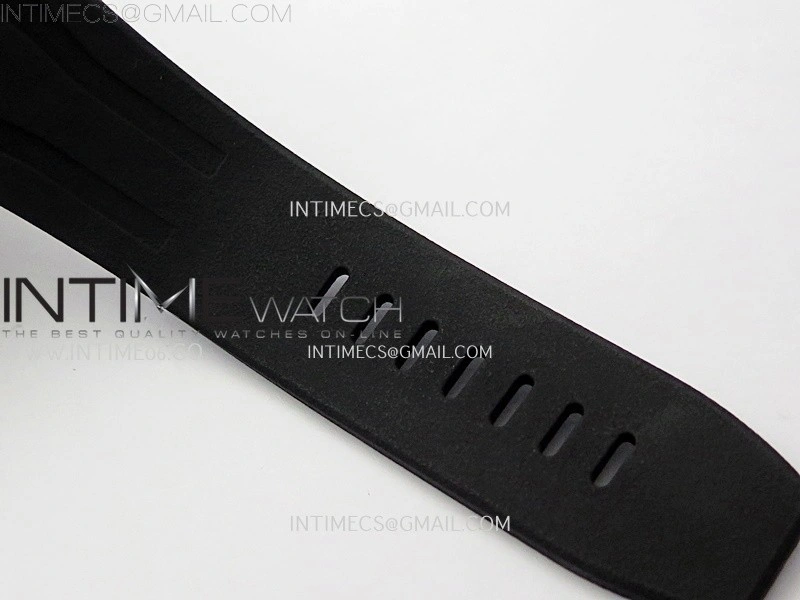Royal Oak Offshore 44mm RG TKF Best Edition Black Silver Dial Ceramic Bezel on Black Rubber Strap A3126