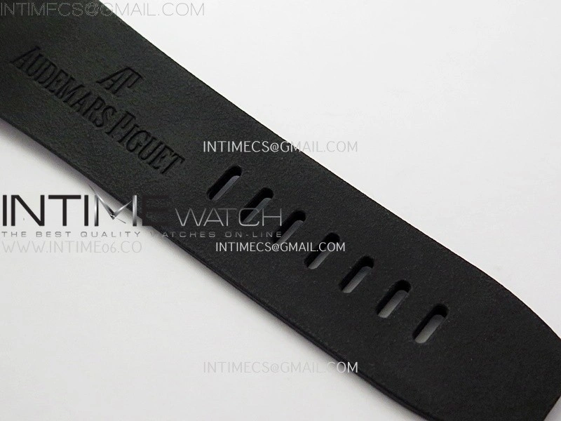Royal Oak Offshore 44mm RG TKF Best Edition Black Silver Dial Ceramic Bezel on Black Rubber Strap A3126