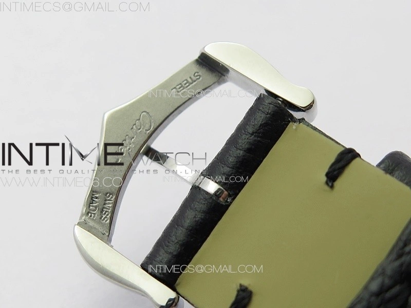 Tank Louis Ladies 25mm SS Crystal 8848F 1:1 Best Edition White Dial on Black Leather Strap Ronda Quartz
