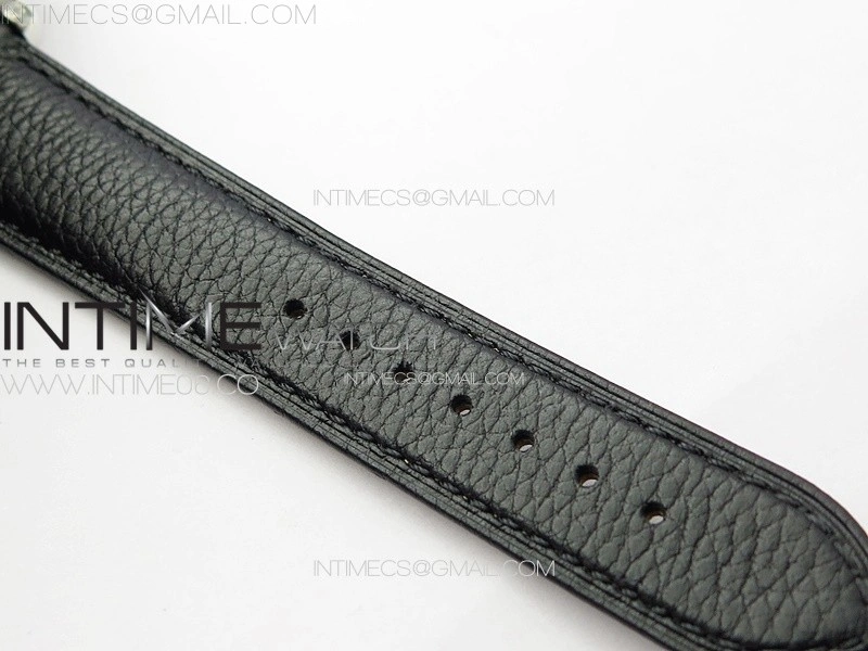 Tank Louis Ladies 25mm SS Crystal 8848F 1:1 Best Edition White Dial on Black Leather Strap Ronda Quartz