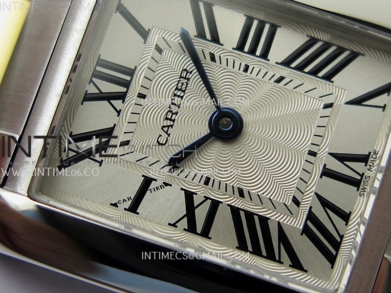 Tank Anglaise 30mm SS YG 8848F 1:1 Best Edition White Dial Roman Marker on SS Bracelet Ronda Quartz