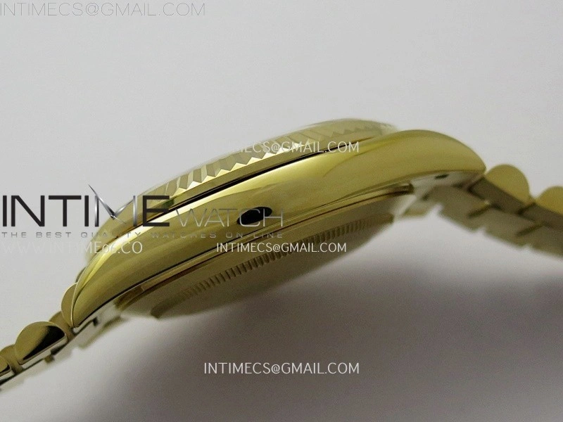 Day Date 228238 40mm YG KF 1:1 Best Edition White Dial Roman Markers On RG President Bracelet SA3255