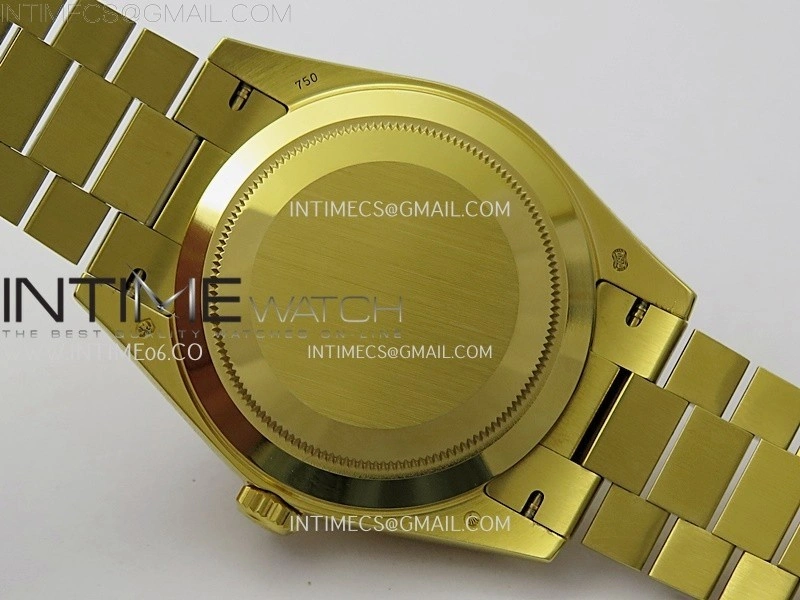 Day Date 228238 40mm YG KF 1:1 Best Edition White Dial Roman Markers On RG President Bracelet SA3255