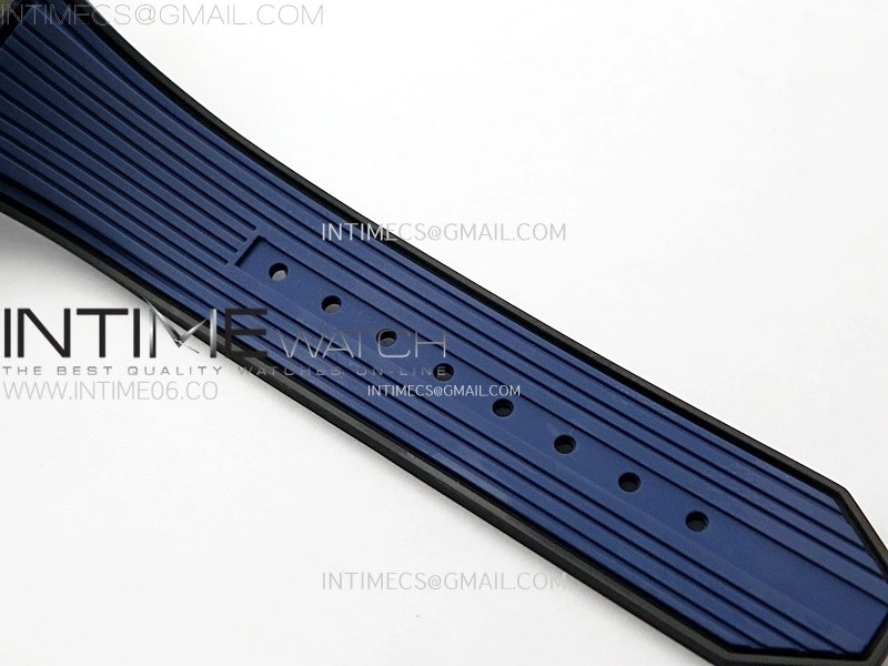 Hublot Big Bang Unico 42mm Titanium Ceramic Bezel BBF 1:1 Best Edition Blue Skeleton Dial on Blue Rubber Strap A1280