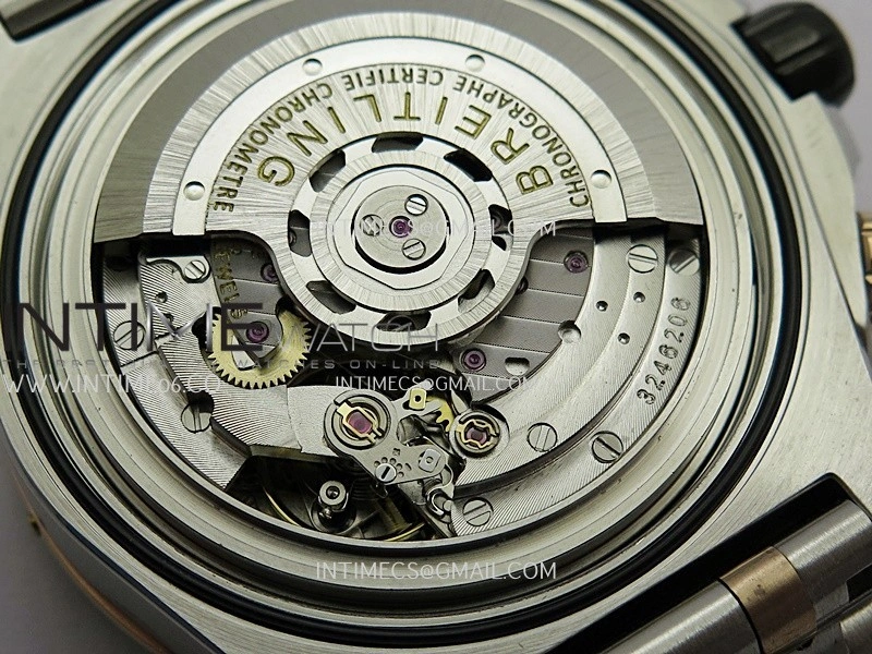 Chronomat B01 44mm SS RG TF 1:1 Best Edition Green Dial On SS RG Bracelet A7750 To Cal.01