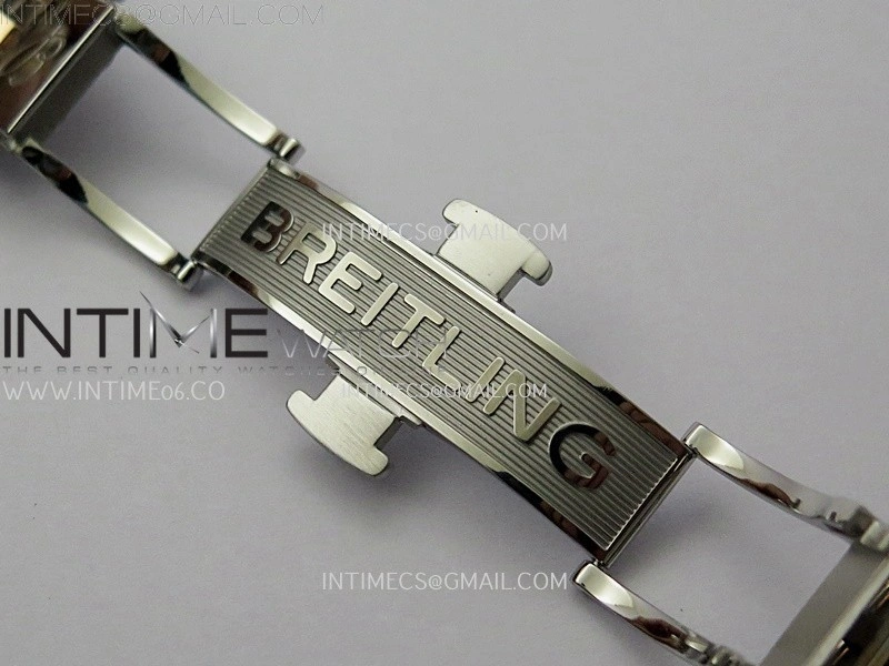 Navitimer 1 Automatic 41mm SS RG BLSF 1:1 Best Edition White Dial on SS RG Bracelet A2824