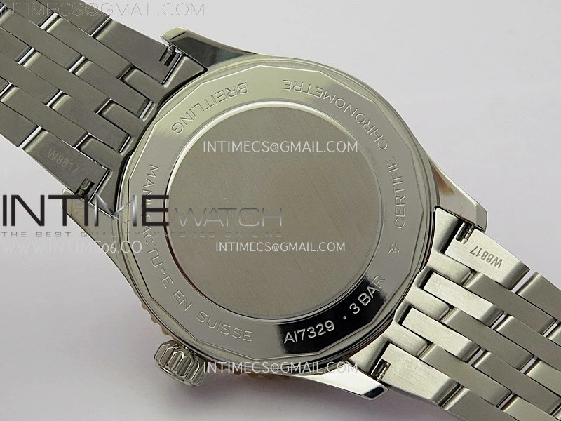 Navitimer 1 Automatic 41mm SS RG BLSF 1:1 Best Edition White Dial on SS RG Bracelet A2824